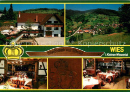 73725542 Wies Wiesental Gasthaus Zur Krone Restaurant Landschaftspanorama Suedsc - Other & Unclassified