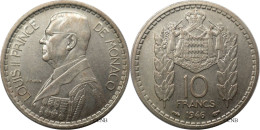 Monaco - Principauté - Louis II - 10 Francs 1946 - SUP/AU55 - Mon6758 - 1922-1949 Luigi II