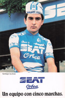 Vélo Coureur Cycliste Espagnol Santiago Izuzkiza - Team Seat   - Cycling - Cyclisme - Ciclismo - Wielrennen  - Cycling