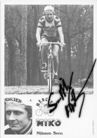 Vélo Coureur Cycliste Suedois Sven-Åke Nilsson - Team Miko Mercier  Cycling - Cyclisme - Ciclismo - Wielrennen - Signée  - Cycling