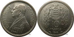 Monaco - Principauté - Louis II - 10 Francs 1946 - SUP/AU55 - Mon6768 - 1922-1949 Louis II.