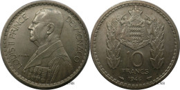 Monaco - Principauté - Louis II - 10 Francs 1946 - SUP/AU55 - Mon6769 - 1922-1949 Luigi II