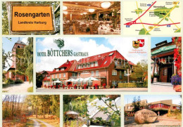 73725384 Rosengarten Harburg Hotel Boettchers Gasthaus Gastraum Eingang Rathaus  - Other & Unclassified