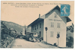 ST JEAN D'ARVEY - N° 4006 - SAVOIE - ROUTE DE CHAMBERY - SERVICES AUTOMOBILE PLANCHE ET THERME BUREAU DES SERVICE ST JEA - Sonstige & Ohne Zuordnung