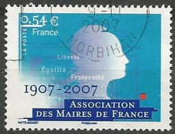 FRANCE N° 4077 OBLITERE CACHET ROND - Gebruikt