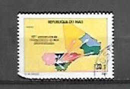 TIMBRE OBLITERE ABIME DU MALI DE 2001 N° MICHEL 2576 RARE - Mali (1959-...)