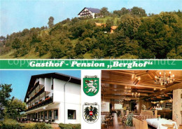73725282 St Peter Ottersbach Gasthof Pension Berghof Terrasse Gastraum St Peter  - Sonstige & Ohne Zuordnung