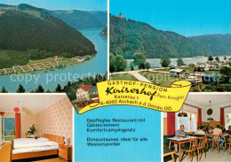 73725270 Aschach Donau Gasthof Pension Kaiserhof Gaststube Zimmer Donaustausee A - Sonstige & Ohne Zuordnung