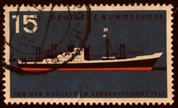 Germany 1957 - Michel  257 - Journée De La Marine - Gebruikt