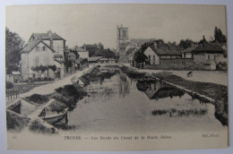 FRANCE - AUBE - TROYES - Les Bords Du Canal De La Haute Seine - 1919 - Troyes