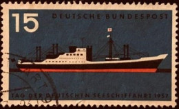 Germany 1957 - Michel  257 - Journée De La Marine - Usados