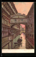 Künstler-AK Venezia, Ponte Dei Sospiri  - Other & Unclassified