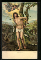 Lithographie San Sebastiano, Portrait Des Heiligen  - Other & Unclassified
