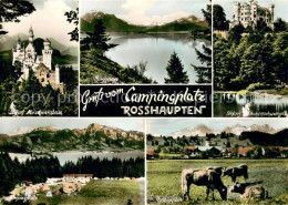 73725016 Rosshaupten Forggensee Campingplatz Landschaftspanorama Alpen Schloesse - Other & Unclassified