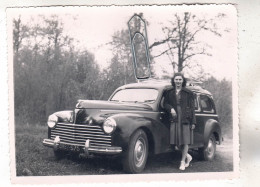 PHOTO  AUTOMOBILE VOITURE ANCIENNE PEUGEOT 203 - Automobile