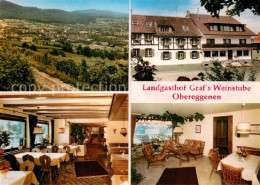 73725001 Obereggenen Landgasthof Grafs Weinstube Restaurant Landschaftspanorama  - Sonstige & Ohne Zuordnung