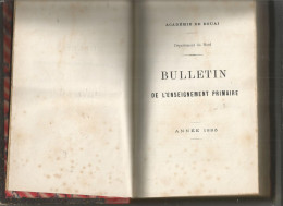 ACADEMIE DE DOUAI EN 1885 : BULLETIN DE L ENSEIGNEMENT PRIMAIRE - Other & Unclassified