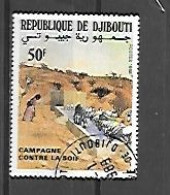 TIMBRE OBLITERE DE DJIBOUTI DE 1988 N° MICHEL 511 - Gibuti (1977-...)