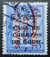 Ecuador 1935 1936 (7) Securo Social Del Campesino Overprinted - Equateur