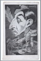 Maurice Barrès - Caricature - Belle Illustration Satirique - Politique - Plume D'écrivain - Satiriques