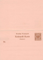 Rohrpost-Karte 25/25 Pf. Adler Im Kreis - Ungebraucht - 9 - Postcards