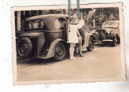 PHOTO  AUTOMOBILE VOITURE ANCIENNE CITROEN 10 ROSALIE ET 11 TRACTION - Cars