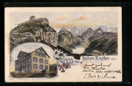 Lithographie Hoher Kasten, Hôtel Und Panorama  - Other & Unclassified
