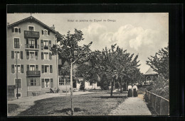 AK Bougy-Villars, Hotel Et Jardins Du Signal De Bougy  - Bougy-Villars