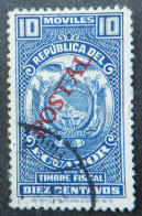 Ecuador 1936 (3) Telegraph Stamp Overprinted - Ecuador