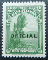 Ecuador 1937 (7) Local Motives  Overprinted - Ecuador
