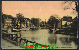 SLUIS 2 Kaarten Kaai En Stadhuis,markt In 1739, Verzonden Rond 1910 - Sluis