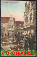 ALKMAAR Waag En Kaasmarkt Zeer Levendig Ca 1910 - Alkmaar