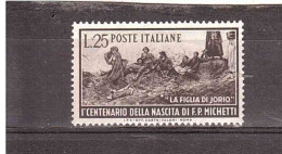 1951 L.25 MICHETTI - 1946-60: Mint/hinged