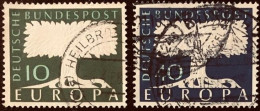 Germany 1957 - EUROPA. - Used Stamps