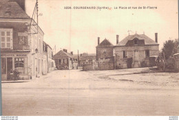 72 COURGENARD LA PLACE ET LA RUE DE SAINT FIACRE - Sonstige & Ohne Zuordnung