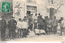 55 LE BUREAU DE POSTES DE JOUVILLE OCCUPE PAR LES ALLEMANDS - Weltkrieg 1914-18