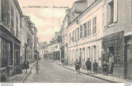 18 LIGNIERES RUE PRINCIPALE ANIMEE - Altri & Non Classificati