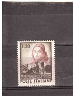 1951 L.2O VANNUCCI - 1946-60: Mint/hinged