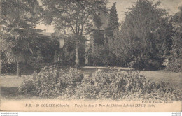 33 SAINT LOUBES VUE PRISE DANS LE PARC DU CHATEAU LABATUT - Otros & Sin Clasificación