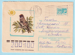 USSR 1976.1222. Brambling (Fringilla Montifringilla). Prestamped Cover, Used - 1970-79