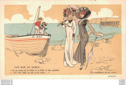 PAS SUR LE SABLE ILLUSTRATION RENE VINCENT POUR LA CREME MALACEINE - Other & Unclassified