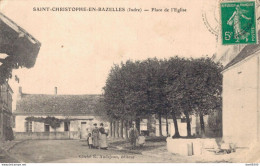 36 SAINT CHRISTOPHE EN BAZELLES PLACE DE L'EGLISE - Sonstige & Ohne Zuordnung