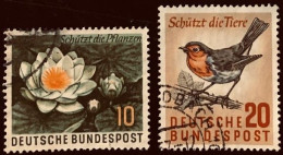 Germany 1957 - PROTECCIÓN A LA NATURALEZA - Oblitérés