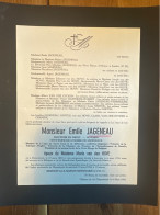 Emile Jageneau Notaire Ep. Van Den Hove *1889 Chateau De Diepenbeek +1954 Louvain Croix-Rouge De Belgische Nartus Cranin - Obituary Notices