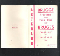 BRUGGE - HEILIG BLOED PROCESSIE - 10 POSTKAARTEN - NELS (6 Scans) (14.011) - Brugge