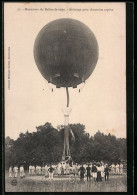 AK Manoeuvre De Ballon De Siege, Arrimage Pour Ascension Captive  - Fesselballons