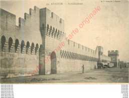 84.  AVIGNON .  Fortifications . - Avignon