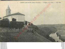 64.  CAMBO LES BAINS .  L'Eglise Et La Nive . - Cambo-les-Bains