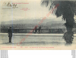 64.  PAU .  Le Boulevard Et Chaîne Des Pyrénées .  CPA LABOUCHE FRERES TOULOUSE . - Pau