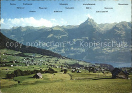 12439333 Amden SG Blick Auf Walensee Und Muertschenstock Alpenpanorama Betlis - Autres & Non Classés
